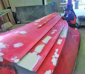 With a hull dating back to the 1970’s, there were bound to be a lot of repairs to be made.